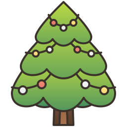 árbol de navidad icono