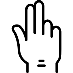 dedos icono
