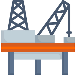 refinería de petróleo icono