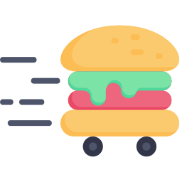 Food delivery icon