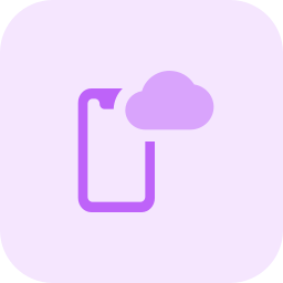 cloud mobile Icône