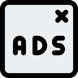 Remove ads icon