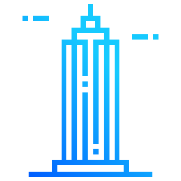 Empire state building icon