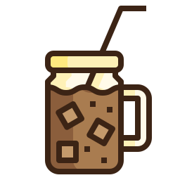 koude koffie icoon