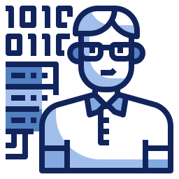 computer wetenschapper icoon