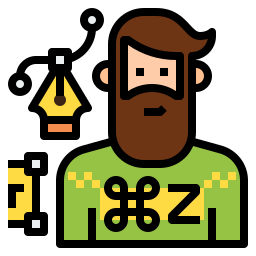 Graphic designer icon