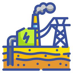 Geothermal energy icon