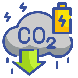 Carbon dioxide icon