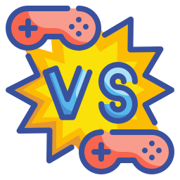 speler versus speler icoon