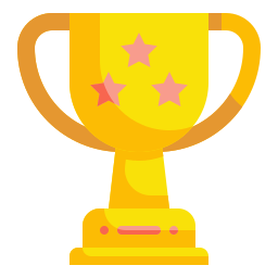 trofeo del juego icono