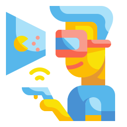 Virtual reality icon