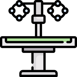 Surgical table icon