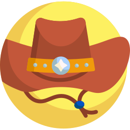chapeau de cowboy Icône