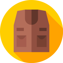 Fishing vest icon
