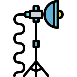 oświetlenie studyjne ikona