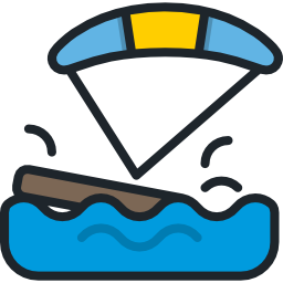 surf de vela icono