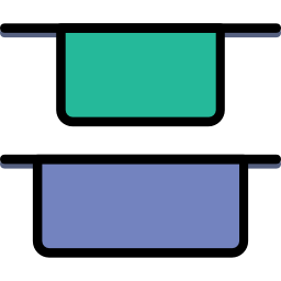 Vertical alignment icon