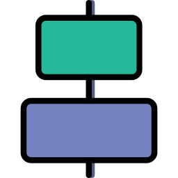 垂直方向の配置 icon