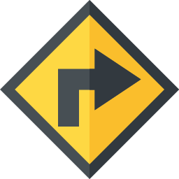 Turn right icon