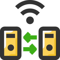 transferencia de datos icono