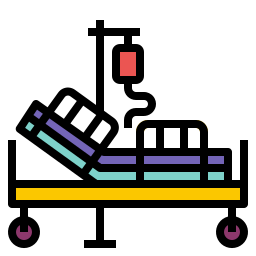 Hospital bed icon