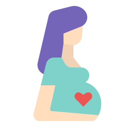 Беременная иконка