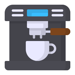 Coffee machine icon