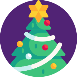 árbol de navidad icono