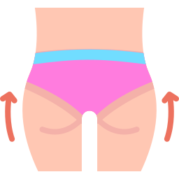 Gluteus implant icon