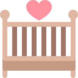 детская кроватка иконка