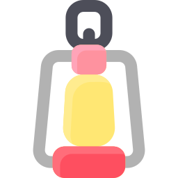 Oil lamp icon