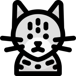 Egyptian mau cat icon