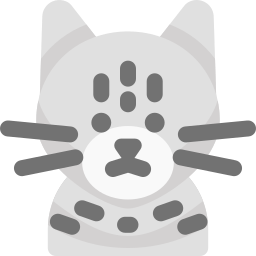 Egyptian mau cat icon