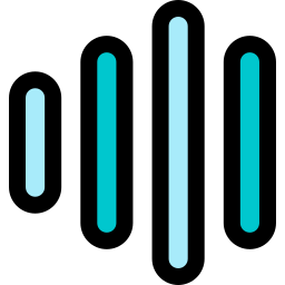 Audio waves icon