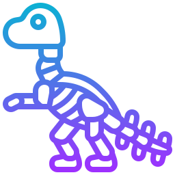 czaszka dinozaura ikona