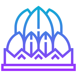 Lotus temple icon