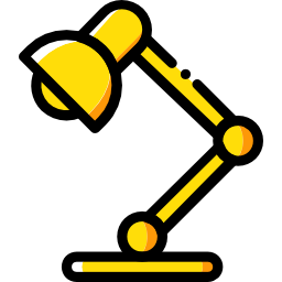 Desk lamp icon