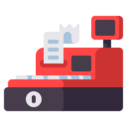 Cash register icon