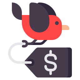 Bird flight icon