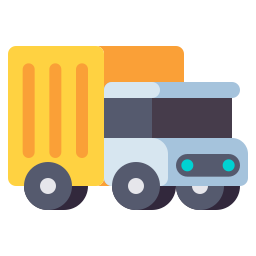 Shipping truck icon