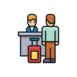 Check in desk icon