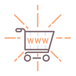 Online shop icon