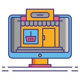 Online shop icon