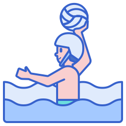 Waterpolo player icon