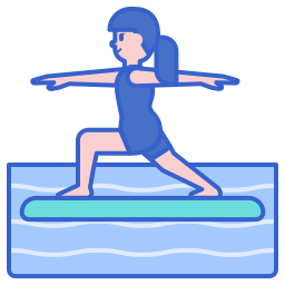 paddleboarding icono