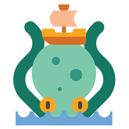 Морское чудовище иконка