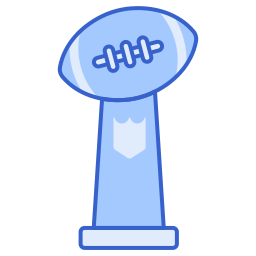 Football trophy icon