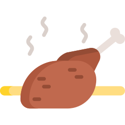 pollo asado icono