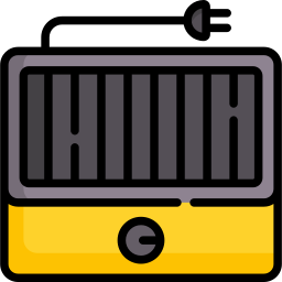 griglia elettrica icona