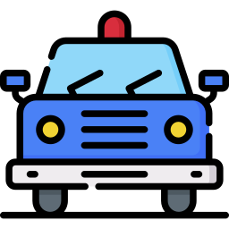 coche de policía icono